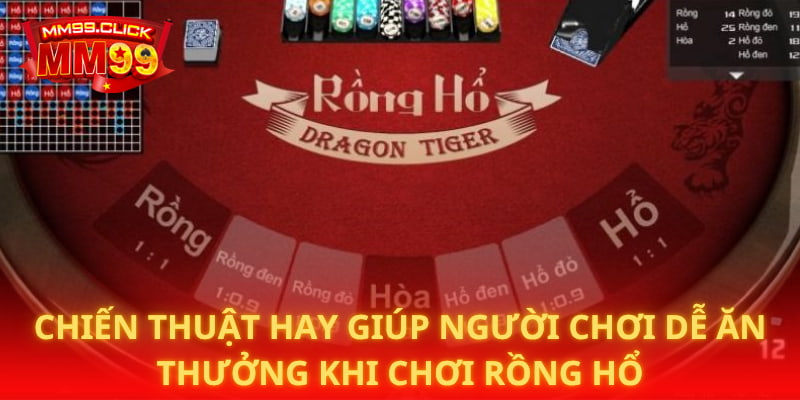 Chiến thuật hay giúp người chơi dễ ăn thưởng khi chơi Rồng Hổ